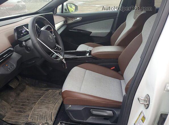 1V2WSPE80RC008427 2024 VOLKSWAGEN ID.4 White Widok wnętrza z przodu