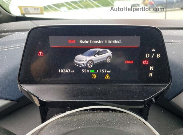 1V2WSPE82SC015773 2025 VOLKSWAGEN ID.4 White Вид щитка приладів