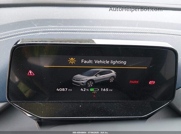 1V2WSPE86SC017705 2025 VOLKSWAGEN ID.4 White Widok tylnych siedzeń
