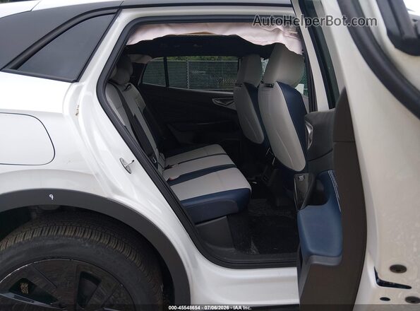 1V2WSPE86SC017705 2025 VOLKSWAGEN ID.4 White Widok naklejki z numerem VIN