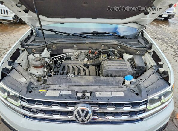 1V2XR2CA4KC562648 2019 VOLKSWAGEN ATLAS White Widok komory silnika