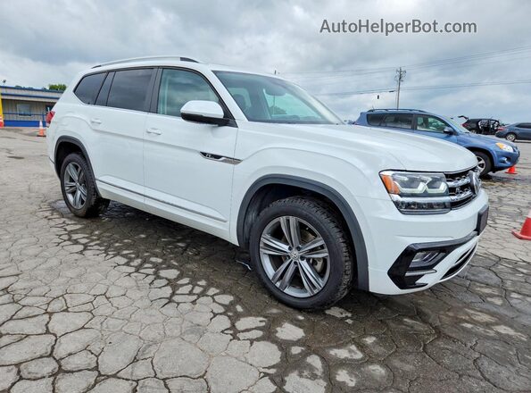 1V2XR2CA4KC562648 2019 VOLKSWAGEN ATLAS White Przód prawy