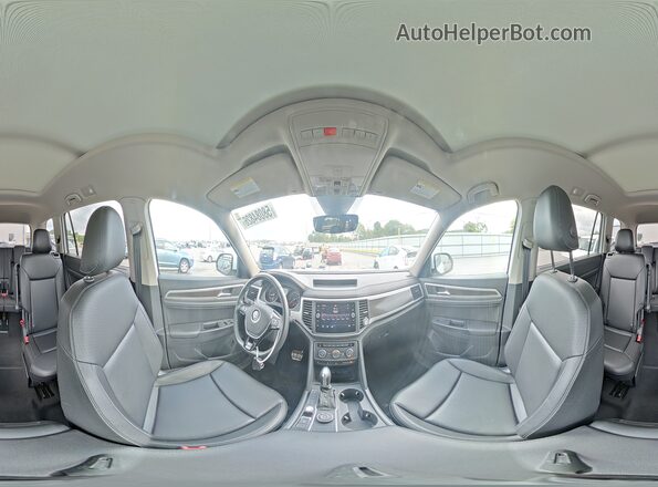 1V2XR2CA4KC562648 2019 VOLKSWAGEN ATLAS White Widok wnętrza 360 stopni
