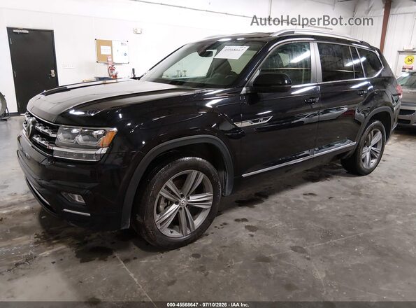 1V2XR2CA6KC534253 2019 VOLKSWAGEN ATLAS Black Vista tres cuartos delantera izquierda