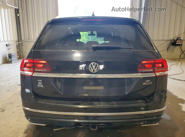 1V2XR2CA7KC611731 2019 VOLKSWAGEN ATLAS Black Rear view
