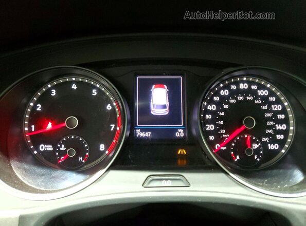 1V2XR2CAXKC623470 2019 VOLKSWAGEN ATLAS White Սարքավորումների վահանակի տեսք