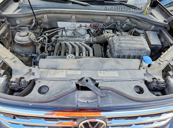 1V2YE2CA7LC219401 2020 VOLKSWAGEN ATLAS Черный Вид задней части салона