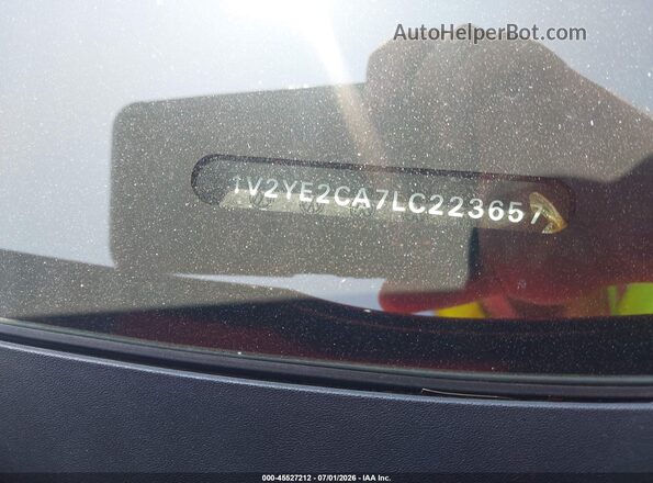 1V2YE2CA7LC223657 2020 VOLKSWAGEN ATLAS Red Vista del compartimento del motor