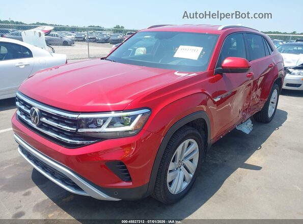1V2YE2CA7LC223657 2020 VOLKSWAGEN ATLAS Red Vista tres cuartos delantera izquierda