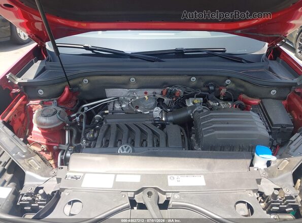 1V2YE2CA7LC223657 2020 VOLKSWAGEN ATLAS Red Vista trasera
