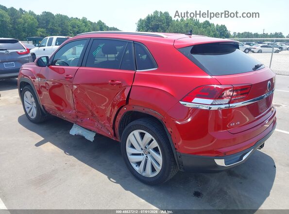 1V2YE2CA7LC223657 2020 VOLKSWAGEN ATLAS Red Trasero izquierdo