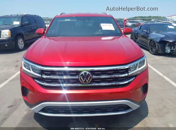 1V2YE2CA7LC223657 2020 VOLKSWAGEN ATLAS Red Vista interior trasera