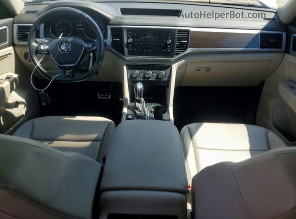 1V2YR2CA9KC591499 2019 VOLKSWAGEN ATLAS White Առջևի վահանակի տեսք