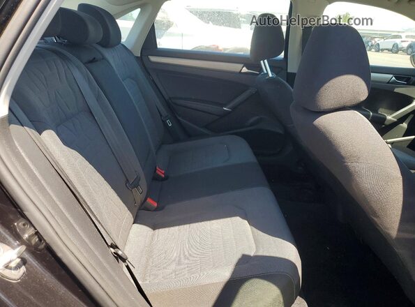 1VWAA7A31LC021412 2020 VOLKSWAGEN PASSAT Black უკანა სავარძლების ხედი