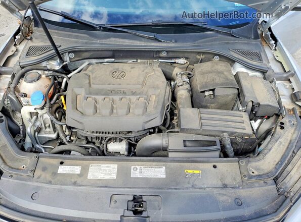 1VWAA7A34JC011602 2018 VOLKSWAGEN PASSAT Silver უკანა სალონის ხედი