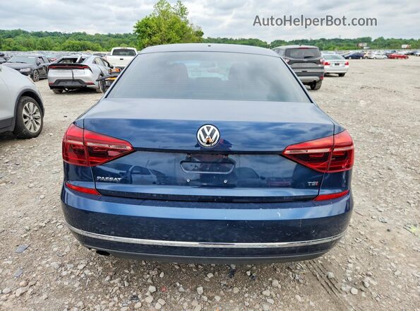 1VWAA7A34JC015567 2018 VOLKSWAGEN PASSAT Blue Vista trasera