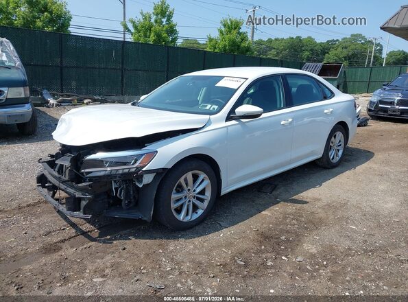 1VWAA7A35MC016604 2021 VOLKSWAGEN PASSAT White Передня ліва чверть