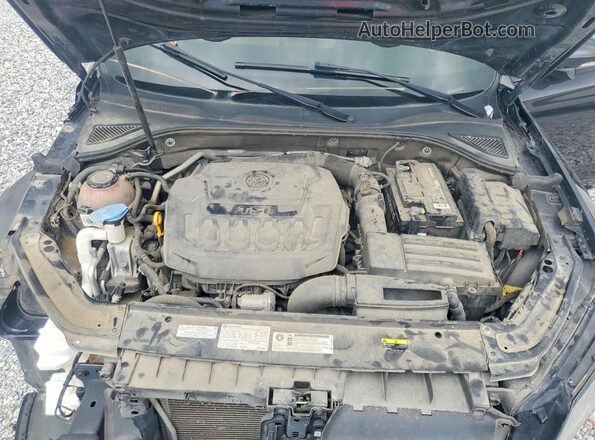 1VWAA7A37JC022352 2018 VOLKSWAGEN PASSAT Black Widok wnętrza z tyłu