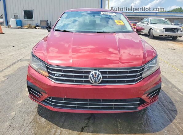 1VWAA7A37JC035800 2018 VOLKSWAGEN PASSAT Maroon წინა ხედი