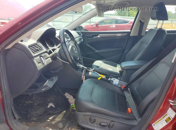 1VWAA7A37JC035800 2018 VOLKSWAGEN PASSAT Maroon წინა სალონის ხედი