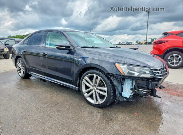 1VWAA7A38JC016303 2018 VOLKSWAGEN PASSAT Черный Передняя правая четверть