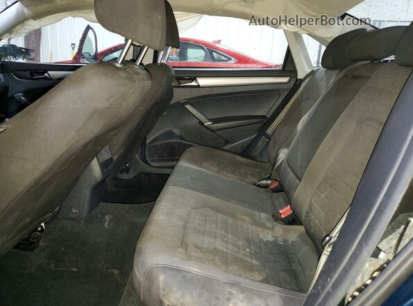 1VWAA7A39MC009879 2021 VOLKSWAGEN PASSAT Blue უკანა სავარძლების ხედი