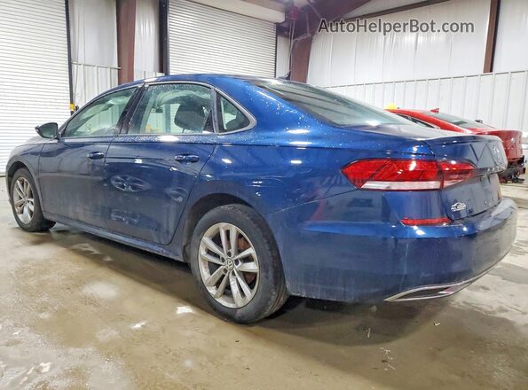 1VWAA7A39MC009879 2021 VOLKSWAGEN PASSAT Blue უკანა მარცხენა