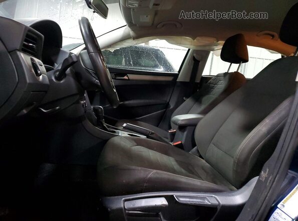 1VWAA7A39MC009879 2021 VOLKSWAGEN PASSAT Blue წინა სალონის ხედი