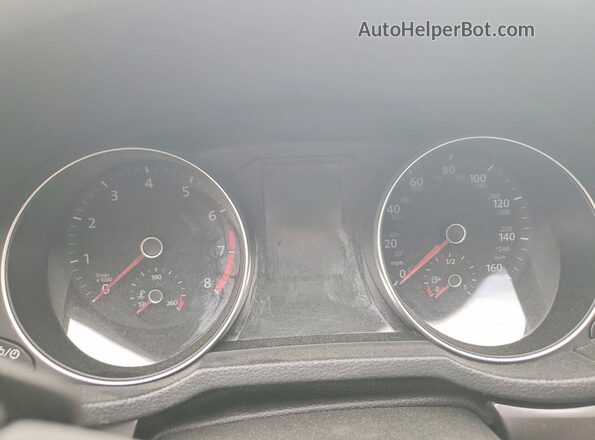 1VWAA7A3XJC048993 2018 VOLKSWAGEN PASSAT Black Instrument cluster view