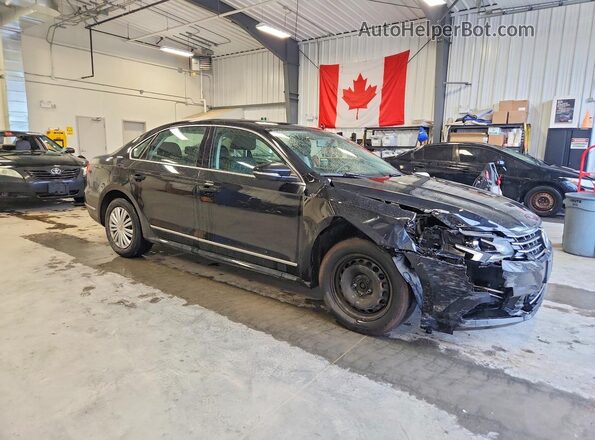 1VWAS7A32GC031322 2016 VOLKSWAGEN PASSAT Black Delantero derecho