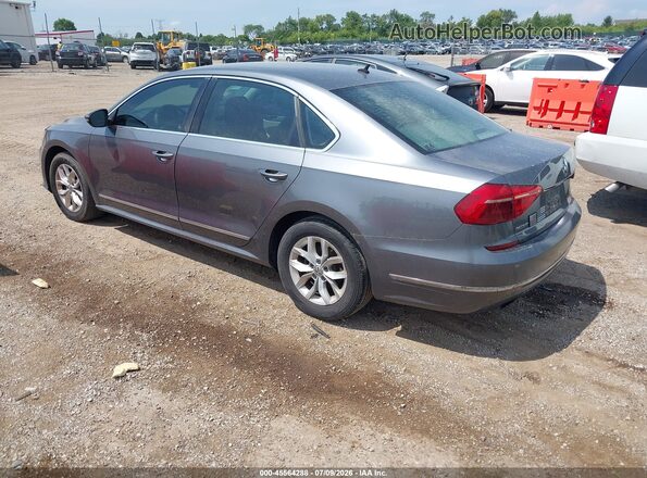 1VWAS7A33GC055418 2016 VOLKSWAGEN PASSAT Gray Rear left
