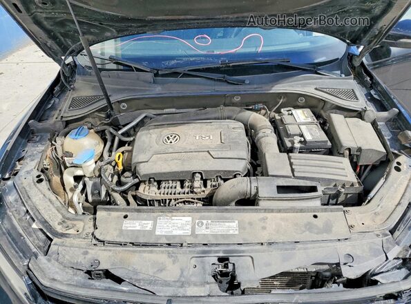 1VWAS7A34GC041852 2016 VOLKSWAGEN PASSAT Black უკანა სალონის ხედი