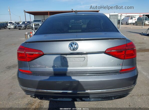 1VWAS7A34GC065245 2016 VOLKSWAGEN PASSAT Gray 