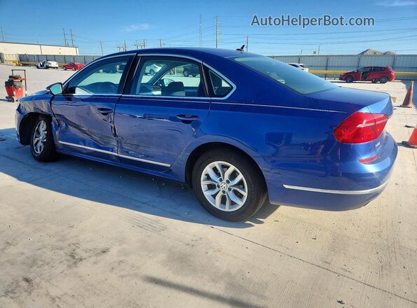1VWAS7A35GC067585 2016 VOLKSWAGEN PASSAT Blue უკანა მარცხენა