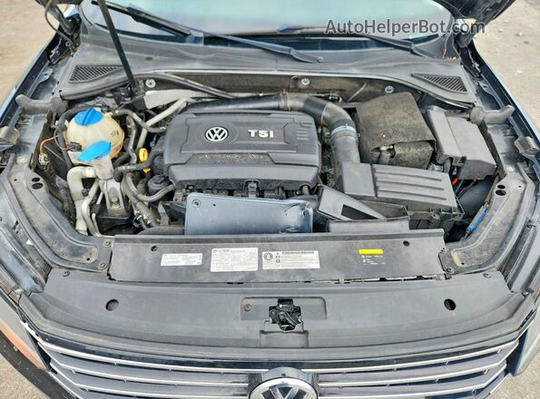1VWAS7A36GC023689 2016 VOLKSWAGEN PASSAT Black Rear interior view