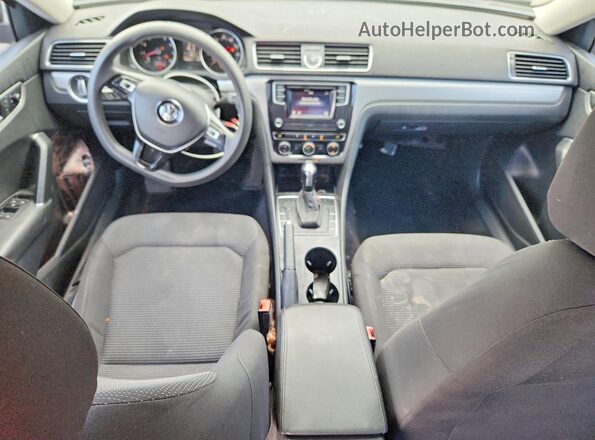 1VWAS7A36GC023689 2016 VOLKSWAGEN PASSAT Black Dashboard view