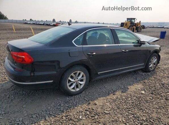 1VWAS7A39GC007261 2016 VOLKSWAGEN PASSAT Черный Задняя правая четверть