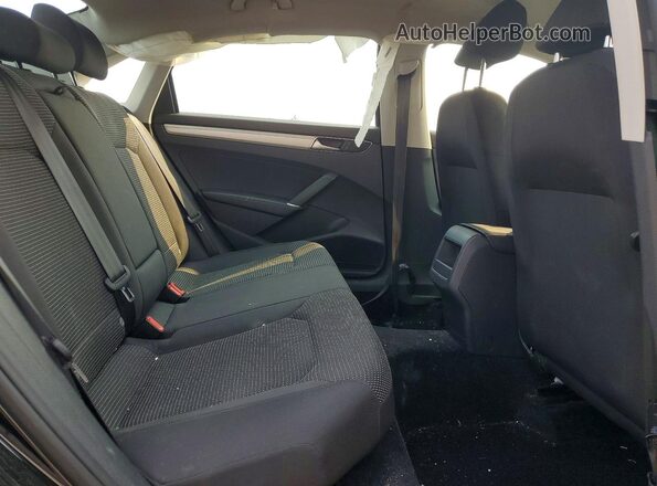 1VWAS7A39GC007261 2016 VOLKSWAGEN PASSAT Черный Вид задних сидений