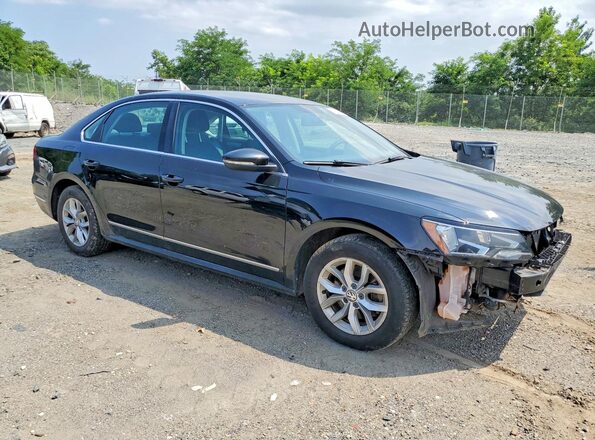 1VWAS7A39GC030636 2016 VOLKSWAGEN PASSAT Black Front right