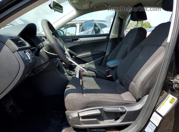 1VWAS7A39GC030636 2016 VOLKSWAGEN PASSAT Black Front interior view
