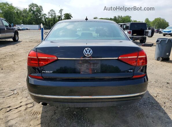 1VWAS7A39GC030636 2016 VOLKSWAGEN PASSAT Black Rear view