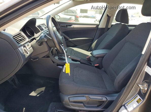 1VWAT7A30GC012751 2016 VOLKSWAGEN PASSAT Gray Widok wnętrza z przodu