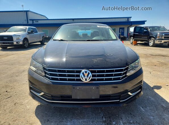 1VWAT7A31GC038310 2016 VOLKSWAGEN PASSAT Black Widok z przodu