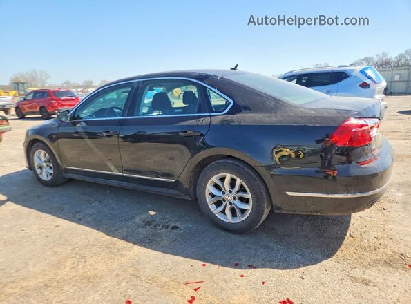 1VWAT7A31GC038310 2016 VOLKSWAGEN PASSAT Black Tył lewy
