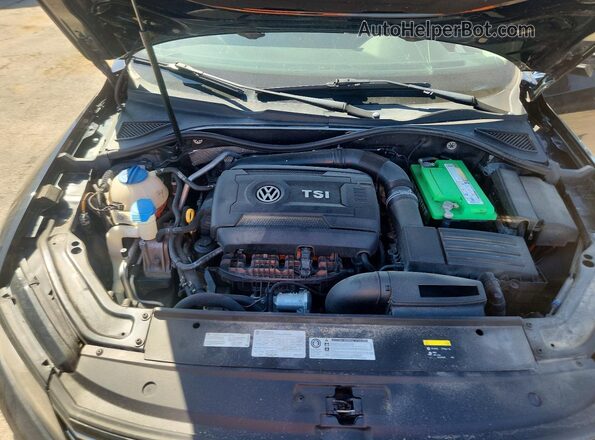 1VWAT7A31GC038310 2016 VOLKSWAGEN PASSAT Black Widok wnętrza z tyłu