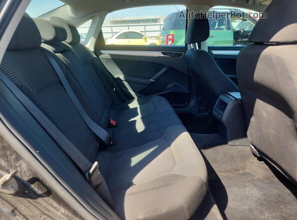 1VWAT7A31GC038310 2016 VOLKSWAGEN PASSAT Black Widok tylnych siedzeń