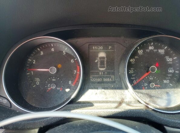 1VWAT7A31GC043569 2016 VOLKSWAGEN PASSAT Gray Instrument cluster view