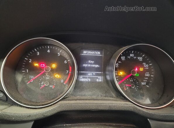 1VWAT7A31GC054152 2016 VOLKSWAGEN PASSAT Black ხელსაწყოთა პანელის ხედი