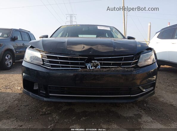 1VWAT7A31GC055947 2016 VOLKSWAGEN PASSAT Black Widok zestawu wskaźników