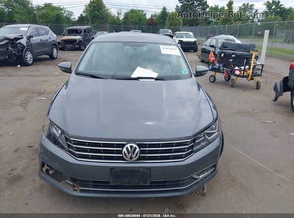 1VWAT7A31HC041273 2017 VOLKSWAGEN PASSAT Gray Instrument cluster view